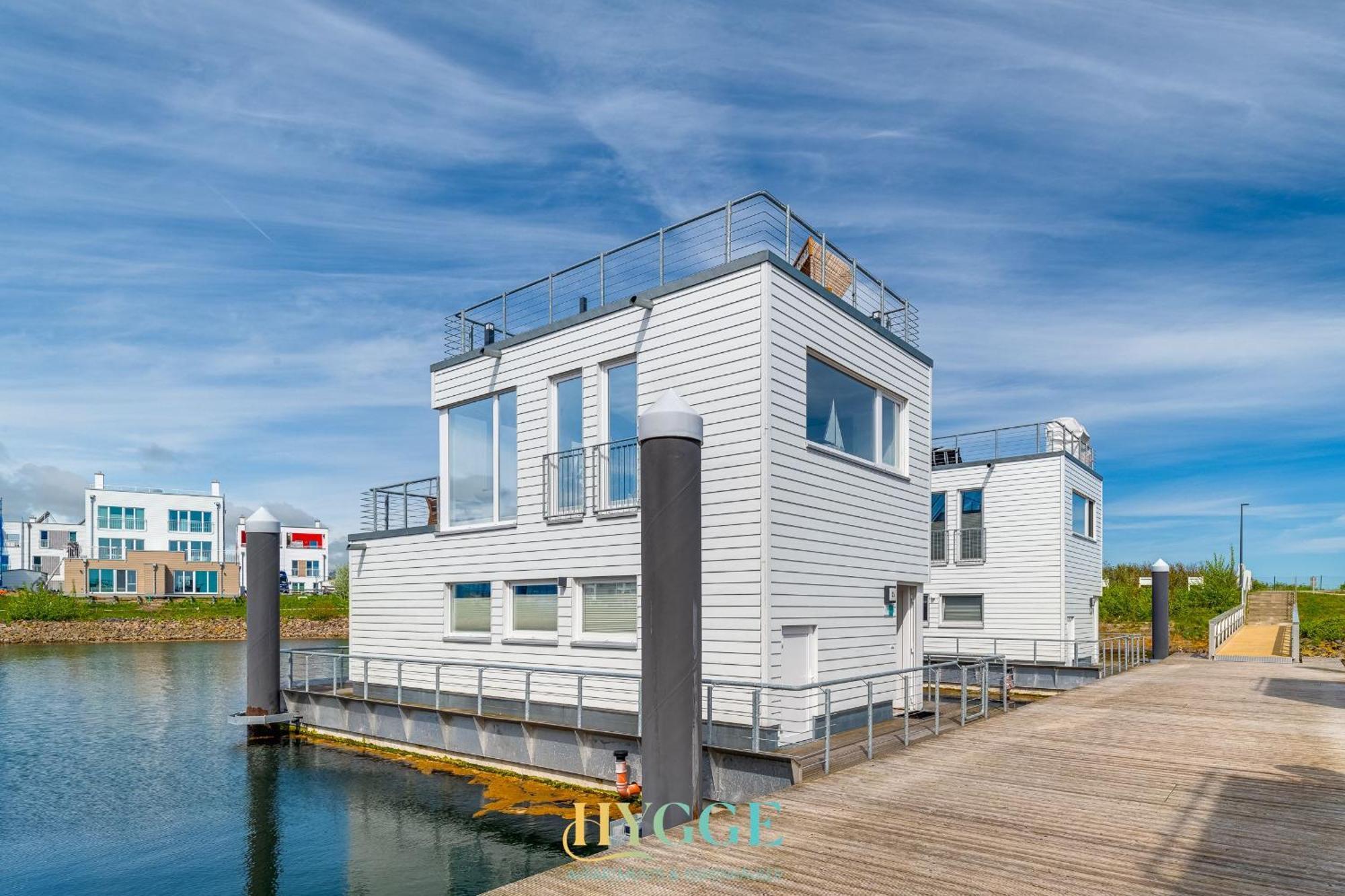 Schwimmendes Haus - An Bord Zwei Olpenitz Exterior foto